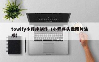 固原towify小程序制作（小程序头像图片生成）